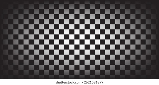 Black and white checkered pattern, Checkerboard seamless pattern