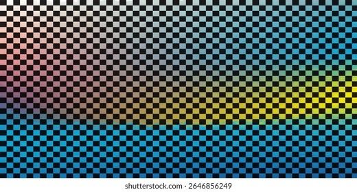 Black and white checkered pattern, Checkerboard seamless pattern