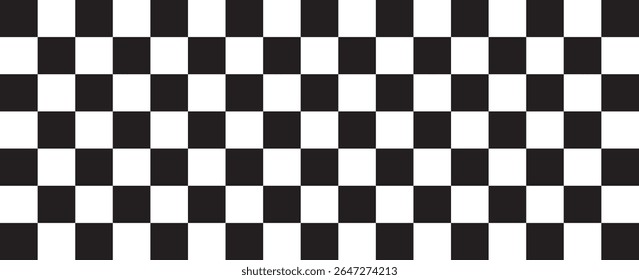 Black and white checkered pattern, Checkerboard seamless pattern. vectors