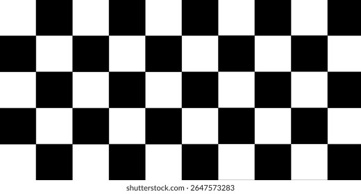 Black and white checkered pattern, Checkerboard seamless pattern