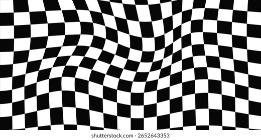 Black and white checkered pattern, Checkerboard seamless pattern, vector, modern, eps10, 
