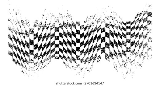 Black and white checkered pattern, Checkerboard seamless pattern