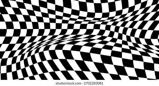 Black and white checkered pattern, Checkerboard seamless pattern	