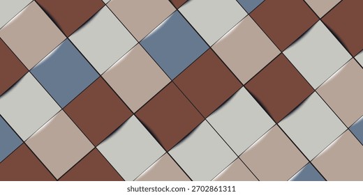Black and white checkered pattern, Checkerboard seamless pattern. vector illustrations