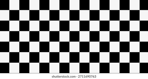 Black and white checkered pattern, Checkerboard seamless pattern