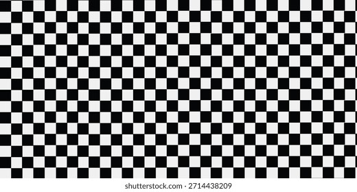 Padrão quadriculado preto e branco, Checkerboard padrão sem costura