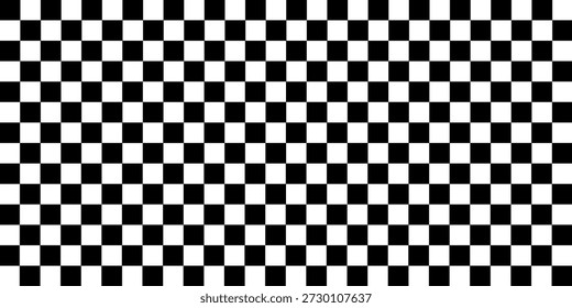 Black and white checkered pattern, Checkerboard seamless pattern, vector, modern, eps10, 