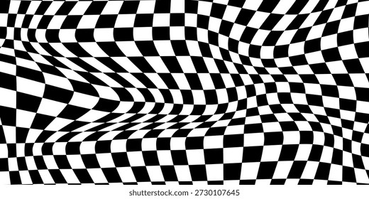 Black and white checkered pattern, Checkerboard seamless pattern, vector, modern, eps10, 