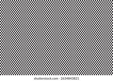 Patrón a cuadros blanco y negro . Patrón de ajedrez. Fondo cuadrado blanco y negro . Fondo de pantalla a cuadros . Ilustración vectorial