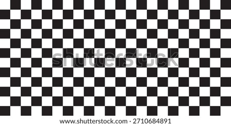 Black and white checkered pattern. Chess pattern. Black and white checkered background. 3D checkered wallpaper. vector illustration