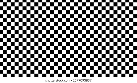 Black and white checkered pattern, chessboard