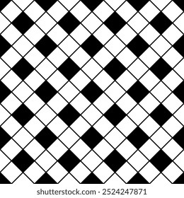 black and white checkered pattern illustration design