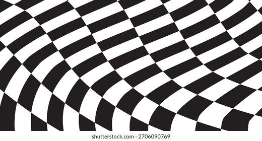 black white checkered seamless background. Green white graphic resource checkered pattern vector ilustartion