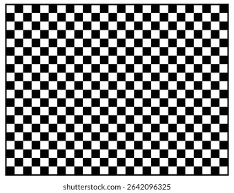 Black white checkered seamless pattern design