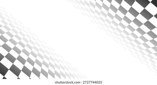 Preto e branco xadrez padrão sem costura. Fundo infinito. Textura da bandeira da corrida