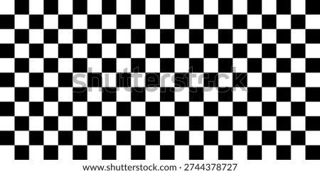 Black and white checkered seamless pattern. Endless background. Racing flag texture