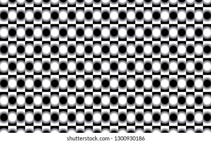 Black and white checkered tablecloth banner.Texture for : plaid, tablecloths, clothes, shirts, dresses, paper, bedding, blankets, quilts and other textile products. Vector illustration.