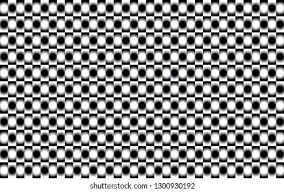 Black and white checkered tablecloth banner.Texture for : plaid, tablecloths, clothes, shirts, dresses, paper, bedding, blankets, quilts and other textile products. Vector illustration.