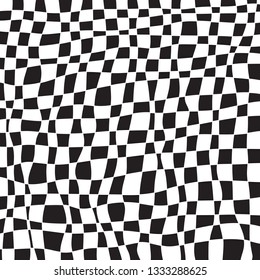 black and white checkers background