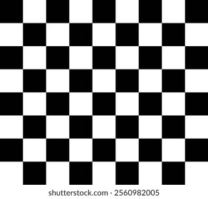 black and white checkers Marble chess board background. Checkered black