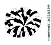 Black and white cheerleader pom-pom games.Technology