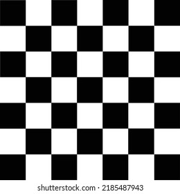 Black and White Chess Board