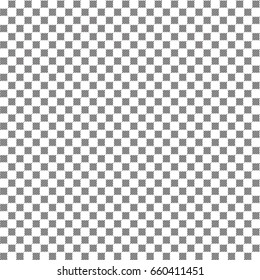 Black and white chess- board geometric seamless pattern.