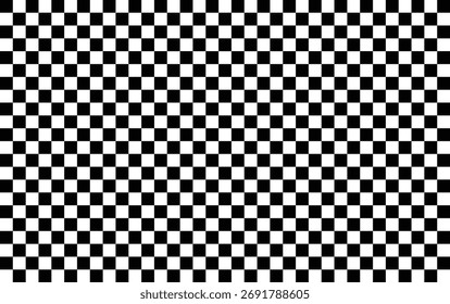 Patrón de ajedrez en blanco y negro. Abstractas tablero de ajedrez a cuadros o tablero de ajedrez para el juego, 