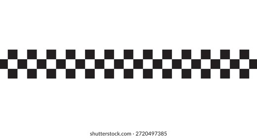 Patrón de ajedrez en blanco y negro. Ilustración vectorial sin fisuras de tablero de ajedrez. Abstractas tablero de ajedrez a cuadros para el juego. Forma cuadrada geométrica de la rejilla. Bandera de la raza. 