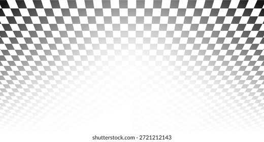 Black and white chess pattern. Checkerboard seamless vector illustration. Abstract checkered checkerboard for game. Grid geometric square shape. Race flag. Retro mosaic floor.	