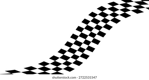 Patrón de ajedrez en blanco y negro. Ilustración vectorial sin fisuras de tablero de ajedrez. Abstractas tablero de ajedrez a cuadros para el juego. Forma cuadrada geométrica de la rejilla. Bandera de la raza. 