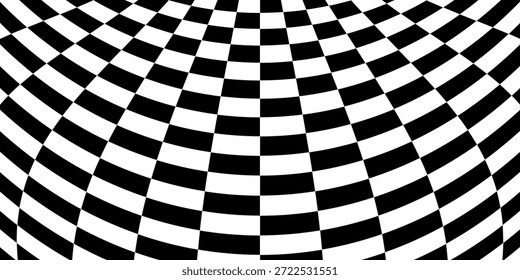 Patrón de ajedrez en blanco y negro. Ilustración vectorial sin fisuras de tablero de ajedrez. Abstractas tablero de ajedrez a cuadros para el juego. Forma cuadrada geométrica de la rejilla. Bandera de la raza. 