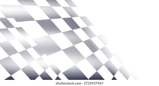 Patrón de ajedrez en blanco y negro. Ilustración vectorial sin fisuras de tablero de ajedrez. Abstractas tablero de ajedrez a cuadros para el juego. Forma cuadrada geométrica de la rejilla. Bandera de la raza.	
