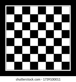 Black and white chessboard vector