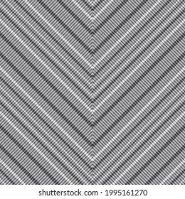 Black and White Chevron Plaid Tartan textured Seamless pattern design suitable for fashion textiles and graphics