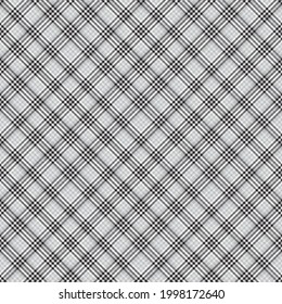 Black and White Chevron Plaid Tartan textured Seamless pattern design suitable for fashion textiles and graphics