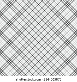 Black and White Chevron Plaid Tartan textured Seamless pattern design suitable for fashion textiles and graphics