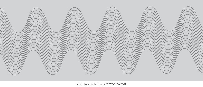Schwarz Weiß Chevron nahtloses Muster Zigzag Linie Vektorgrafik. EPS10	
