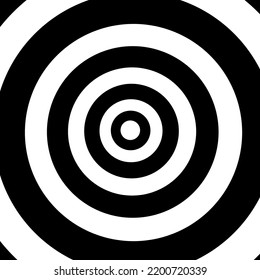 black and white circle vector  getting deeper and smaller.