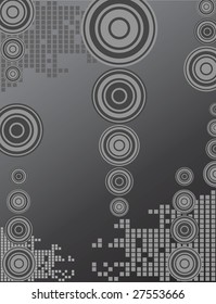 Black and white circles