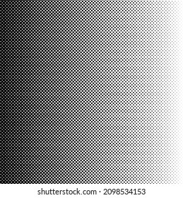 Círculos en blanco y negro, fondo de semitono degradado. Ilustración vectorial.
