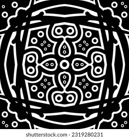 black and white classic motif texture image