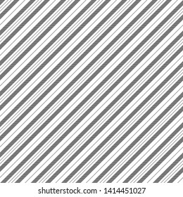 Black white classic striped pattern. Vector illustration.