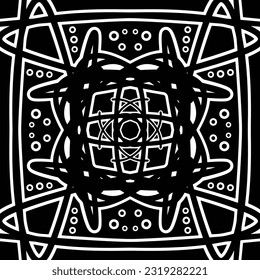imagen de textura tradicional con motivos en blanco y negro