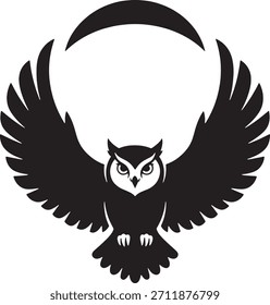 Black and white clean vector silhouette 