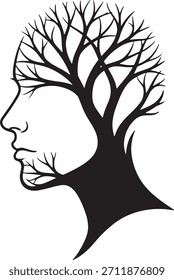 Black and white clean vector silhouette 