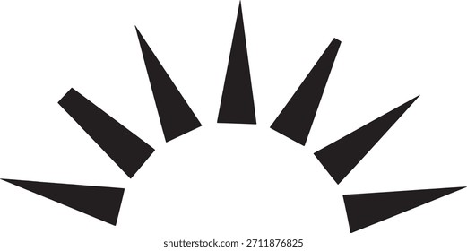 Black and white clean vector silhouette 
