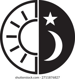 Black and white clean vector silhouette 