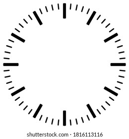 Schwarz-Weiß-Uhrzeigersymbol
