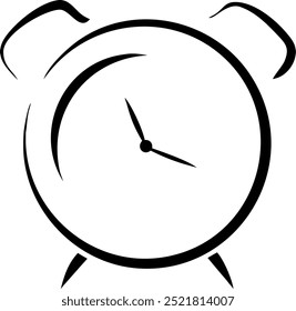 Un reloj en blanco y negro con las manecillas en los números 3 y 9. El reloj está ajustado a la hora de las 3:00